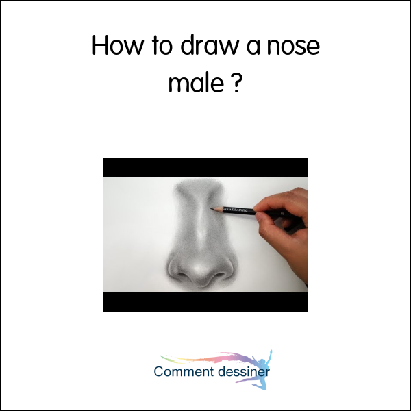How to draw a nose male